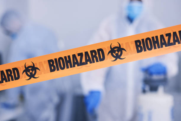 Professional Biohazard Cleanup technician working in Pomeroy, OH